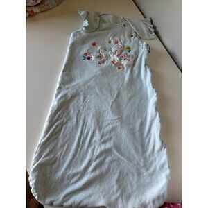 NEXT ducks polka dot baby sleep sack bag pale blue 6-12m cotton 1 tog